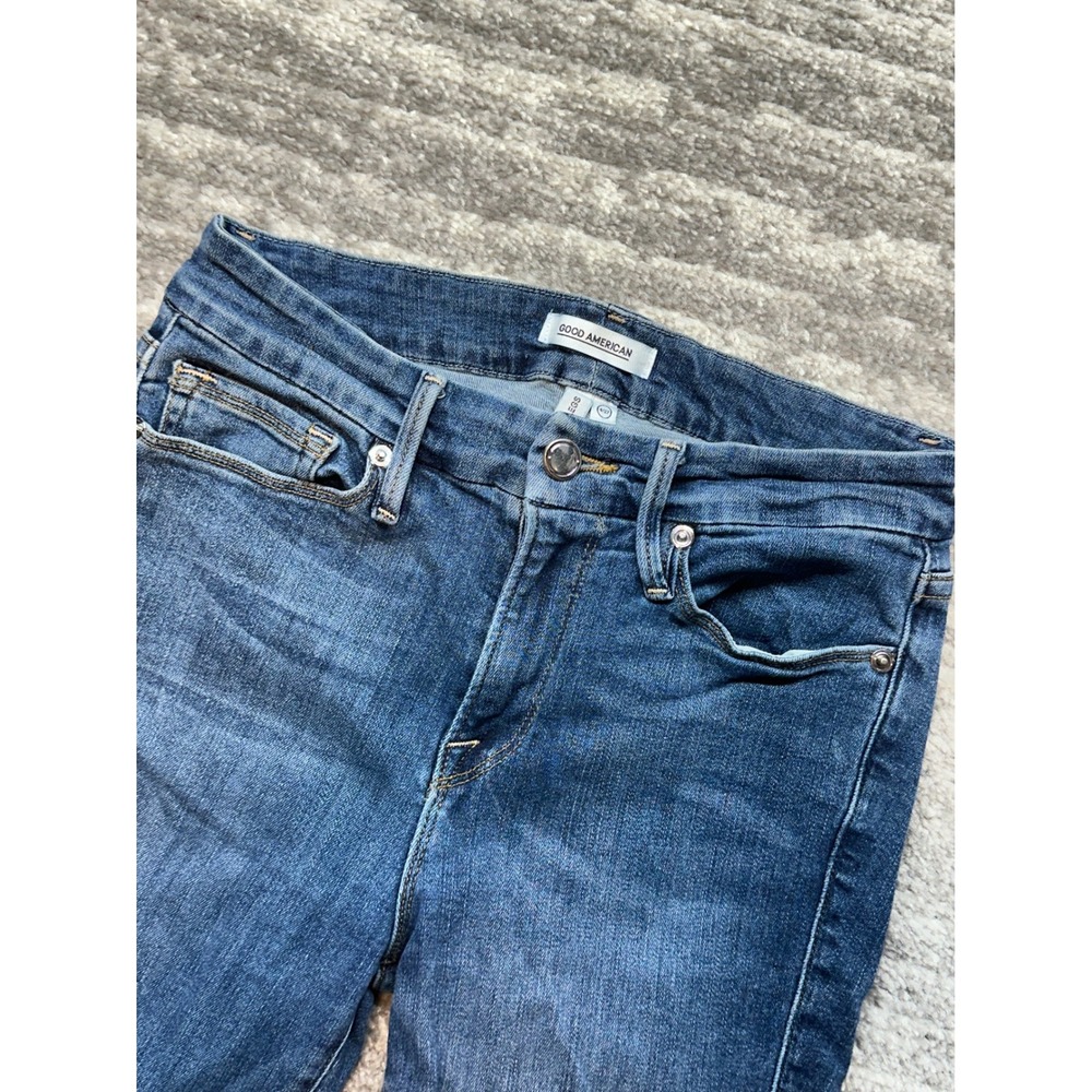 Good American Good Legs Jeans Women 4/27 Blue Skinny High Rise Denim
